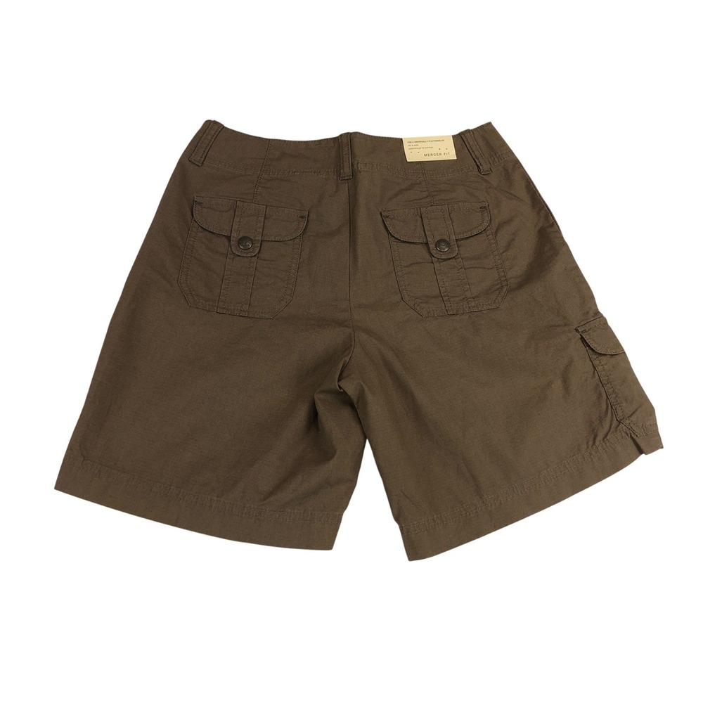 Eddie Bauer Mercer Fit Brown Ripstop Cargo Shorts Womens 4 New Outdoor Hiking - Picture 2 of 10
